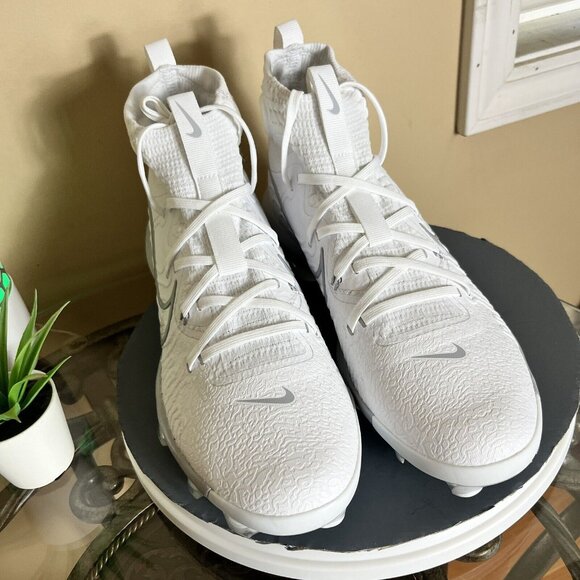 Nike‎ Alpha Huarache NXT MCS Molded Baseball Cleats DJ6519-103 Men Size 8 White - Picture 4 of 10